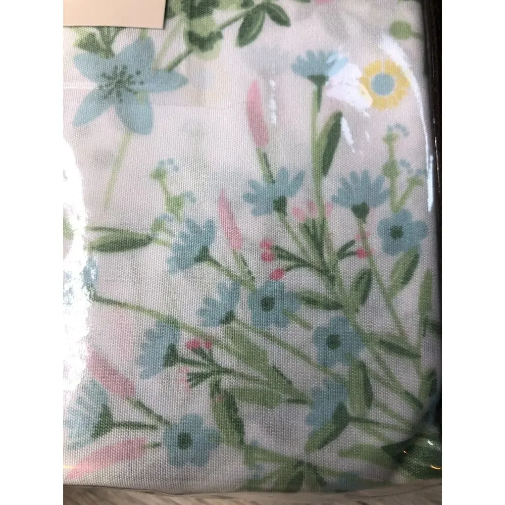 Laura Ashley Full Sheet Set Leanna Rose Pink 4pc Cottage Farmhouse Chic Green